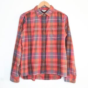 Woolrich Plaid Flannel Button Up Long Sleeve Large